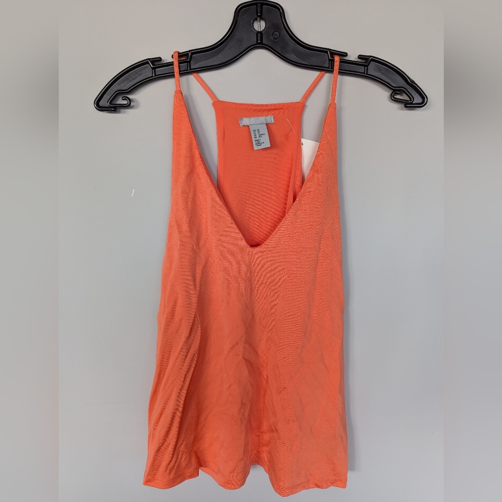 H&M Orange Sleeveless Top